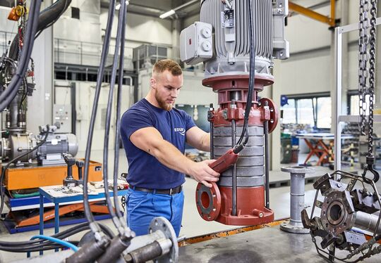 Mehrstufige Kreiselpumpen