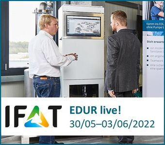 Experience EDUR Live at IFAT Munich 2022
