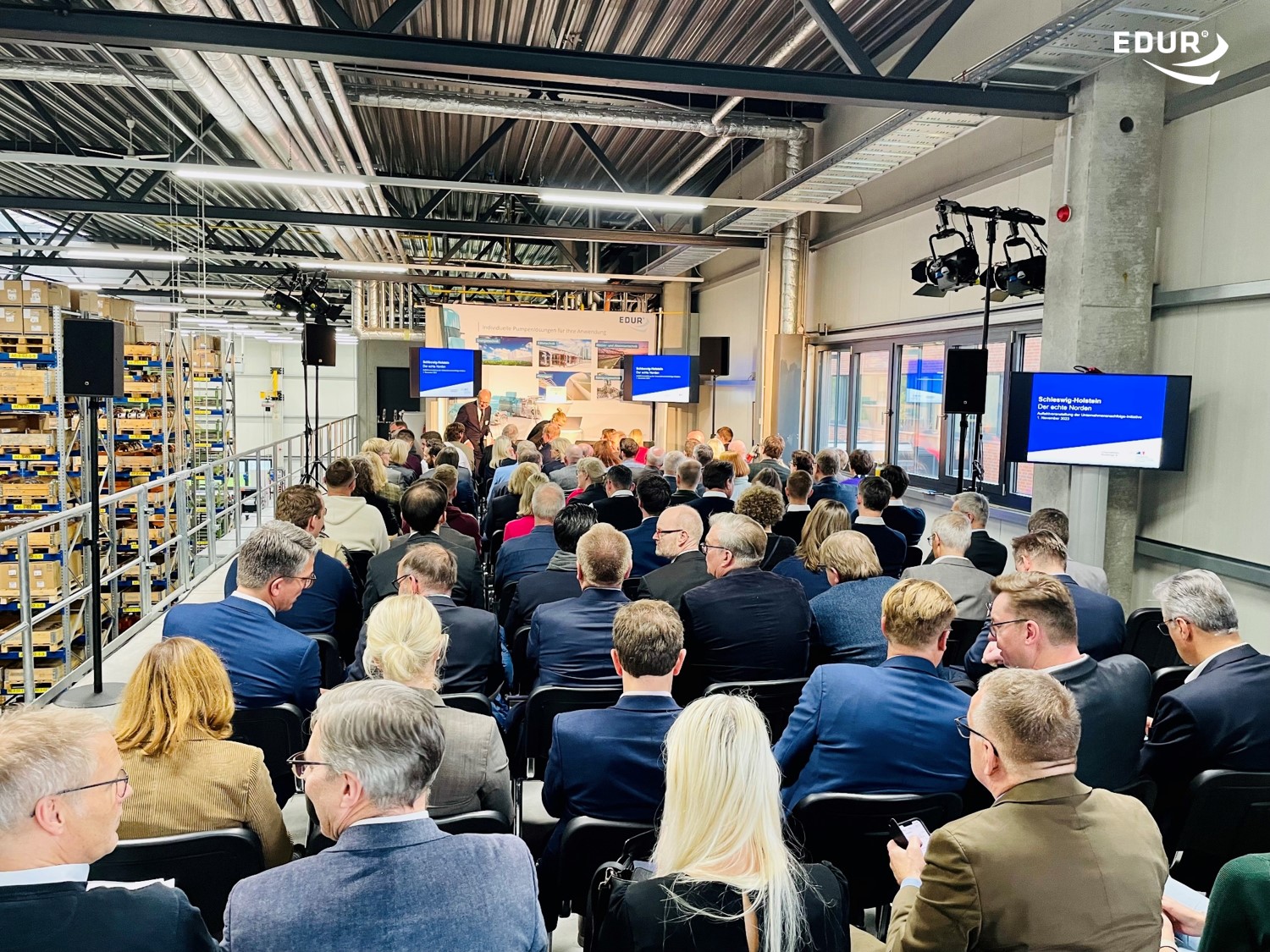 Auftaktveranstaltung Unternehmensnachfolge-Initiative Land SH bei EDUR-Pumpenfabrik