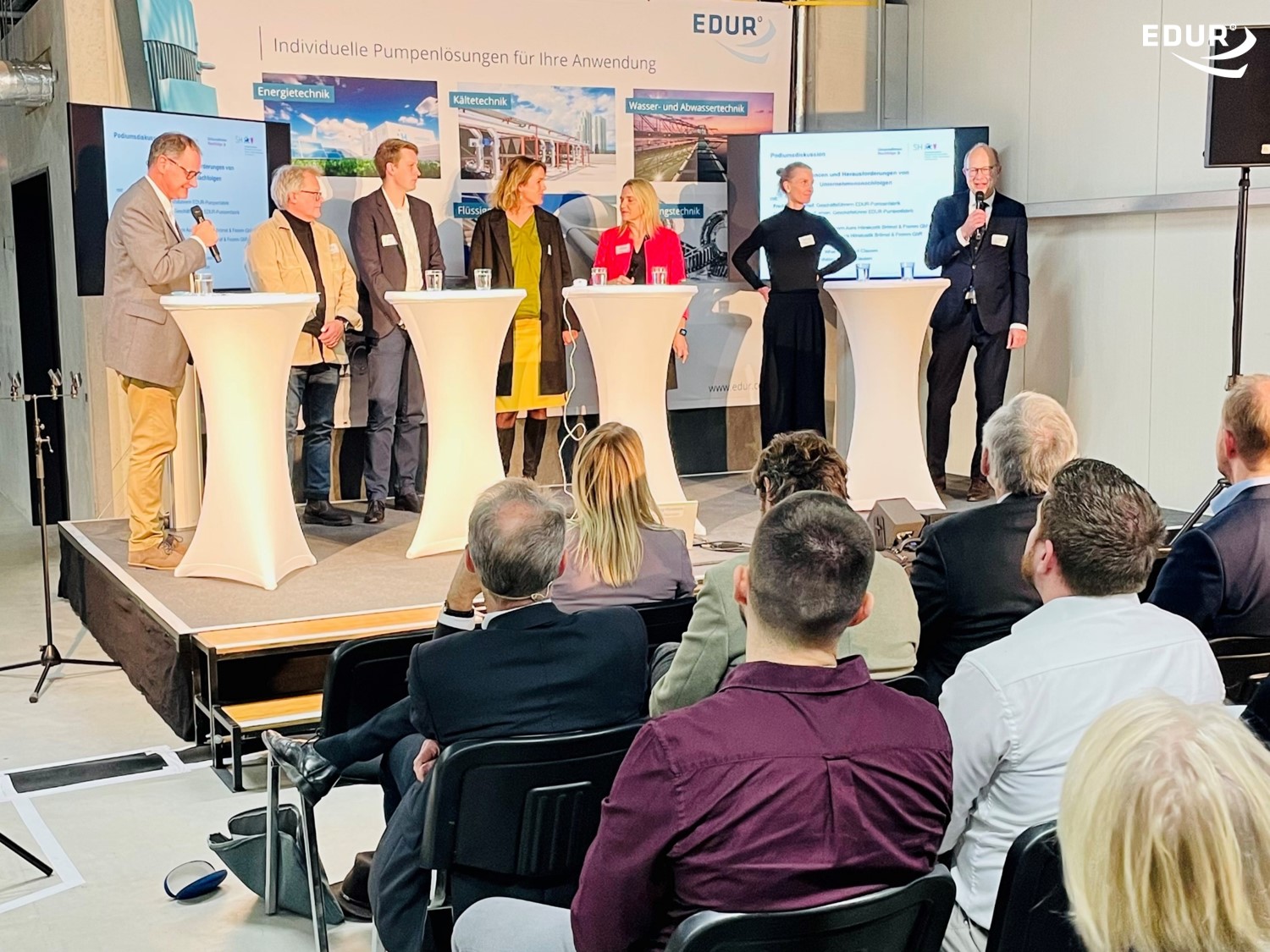 Auftaktveranstaltung Unternehmensnachfolge-Initiative Land SH bei EDUR-Pumpenfabrik