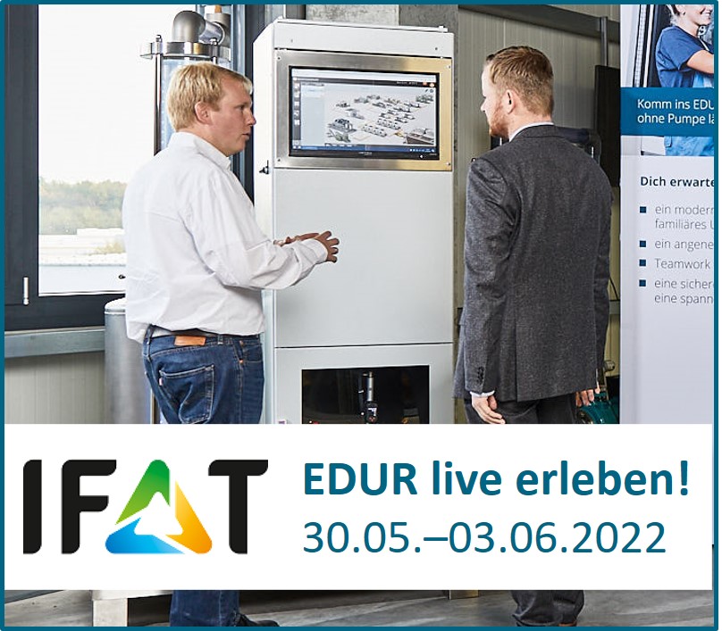 EDUR auf der IFAT München 2022 live erleben