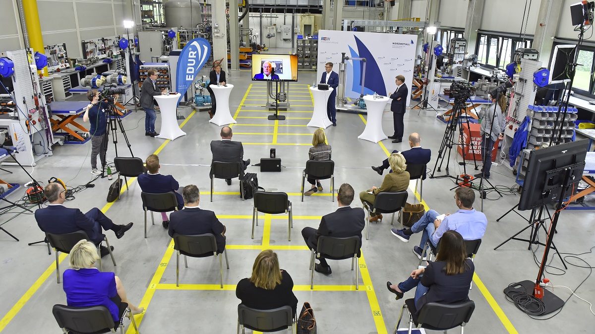 Nordmetall vor Ort mit Robert Habeck, Ralf Stegner, Wolfgang Kubicki und Johann Wadephul bei EDUR