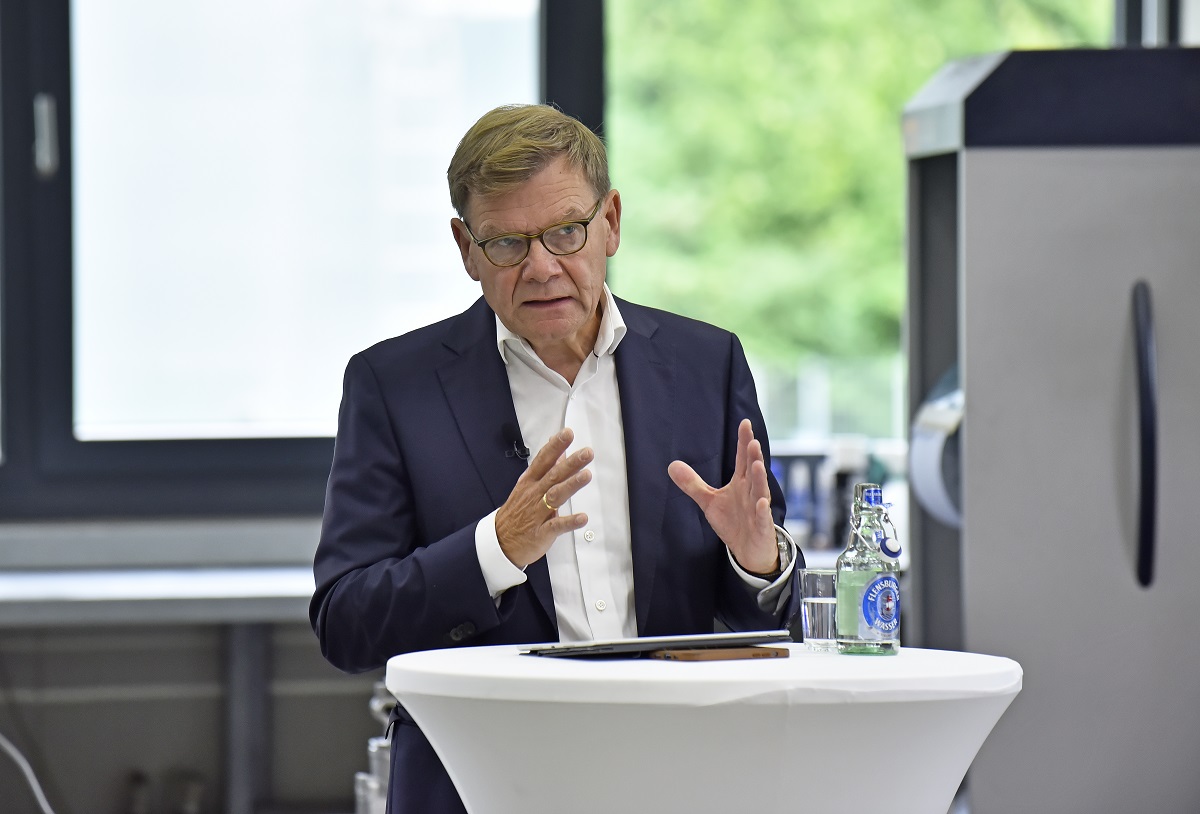 Nordmetall vor Ort mit Robert Habeck, Ralf Stegner, Wolfgang Kubicki und Johann Wadephul in der EDUR Pumpenfabrik